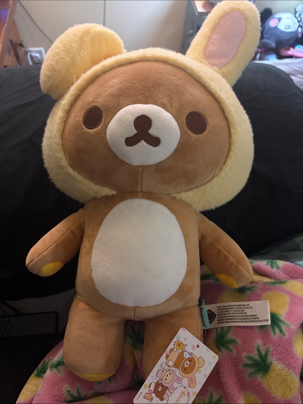 XL San-X Rilakkuma Bunny Ears Plush